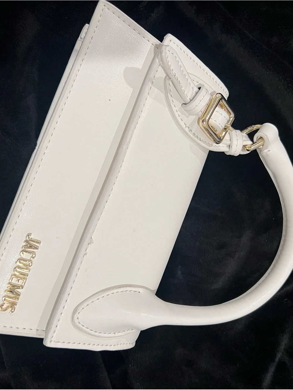 Jacquemus | Bags | Jacquemus White Mini Tophandle Le Chiquito Style Bag ...